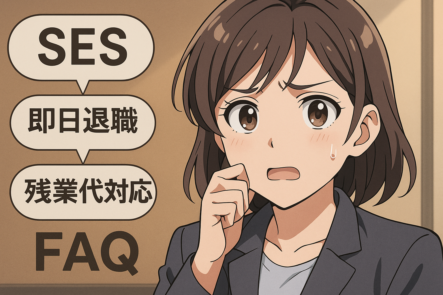 ITエンジニア 退職代行 FAQ SES即日退職と残業代対応